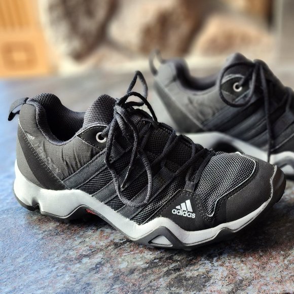 Adidas Black/White Cross Training Sneakers Size 5 - Picture 7 of 15